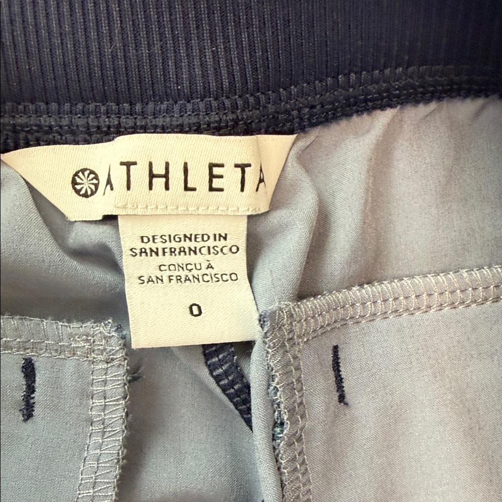 Athleta Blue Patterned Pants - Picture 7 of 10